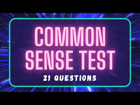 COMMON SENSE TEST 🧠 | THIS MAY CAUSE ARGUMENTS! 🤬