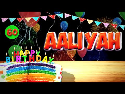 AALIYAH Happy Birthday Song – Happy Birthday to You ( AALIYAH )