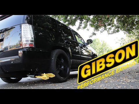 Lowered 2008 5.3L Chevy Tahoe Gibson Exhaust Install