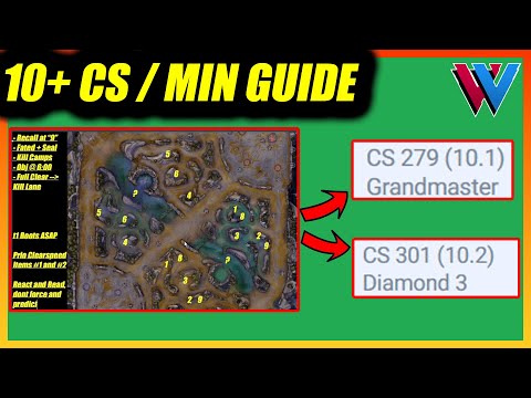 HOW TO GET 10 CS/MIN AS JUNGLER - WilliefknP