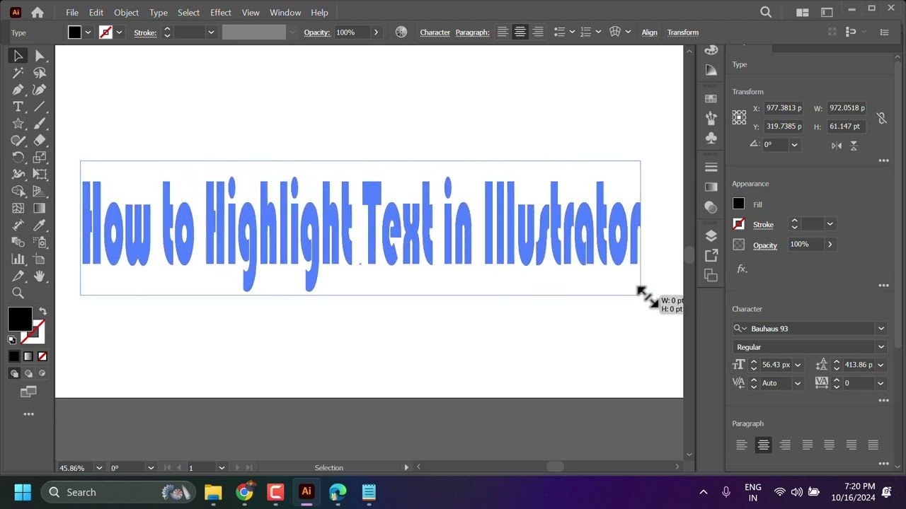 how to change font color in illustrator