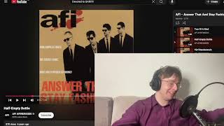 AFI - Half Empty Bottle REACTION &amp; First Listen