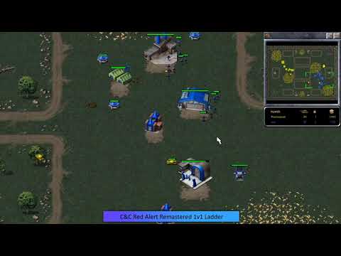 Command and Conquer Remastered: Red Alert Quickmatch 1v1 - Eric VS Pharowizard