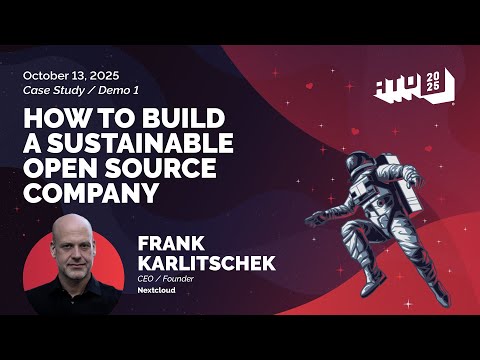 How To Build A Sustainable Open Source Company by Frank Karlitschek