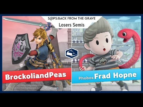 Back From The Grave Ultimate Singles - BrockoliandPeas(Link) vs Frad Hopne(Lucas) Losers Semis