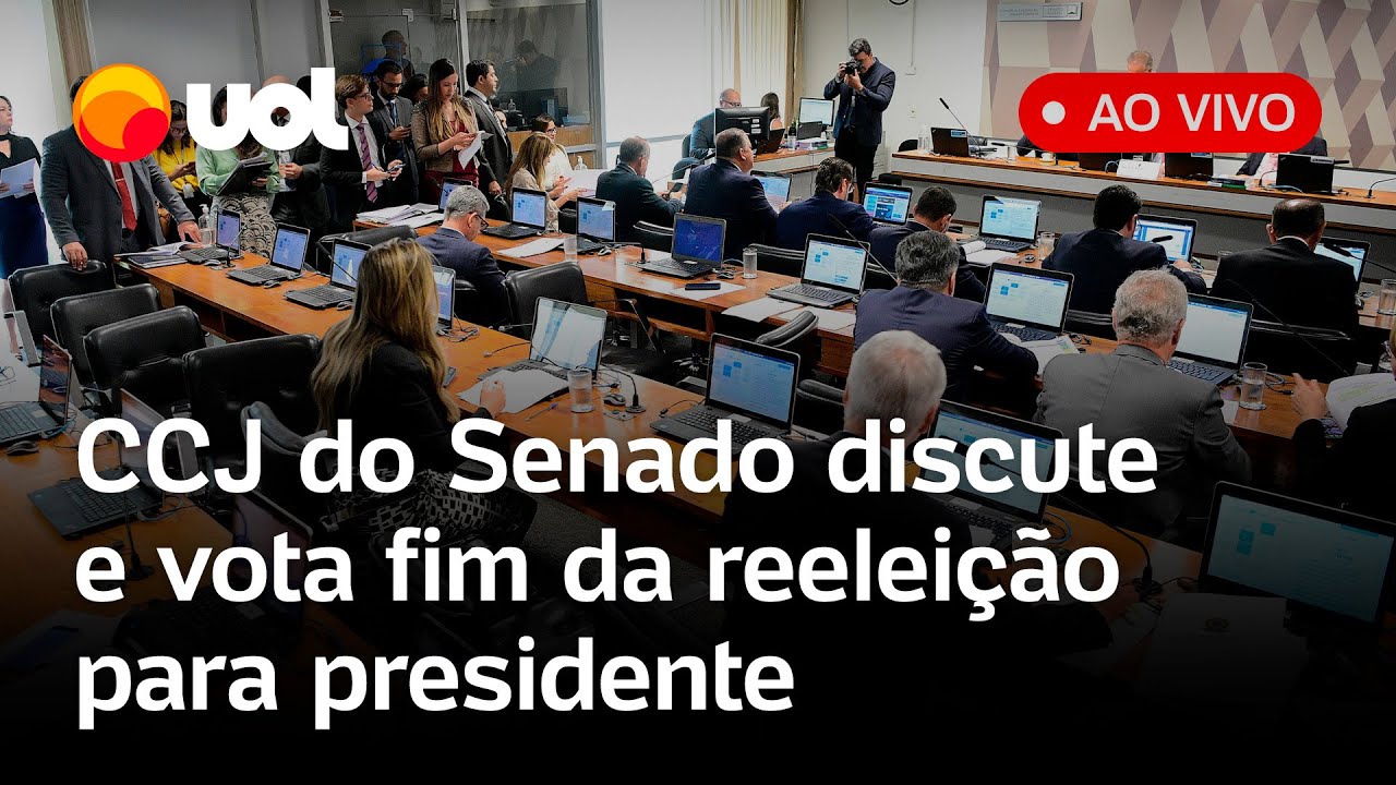 CCJ do Senado discute fim da reeleição para presidente, governadores e prefeitos; assista ao vivo