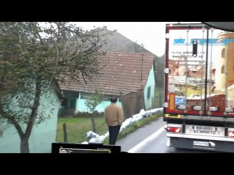 Accident TIR, Sat Batuta, Judetul Timis, DN7, km 475+00m