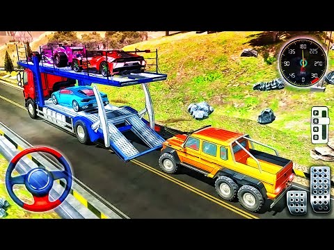 Grand Car Transport Truck Driving Simulator - Car Carrier Truck Cargo Sim 3d - Best Android GamePlay