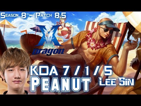 KZ Peanut LEE SIN vs OLAF Jungle - Patch 8.5 KR Ranked
