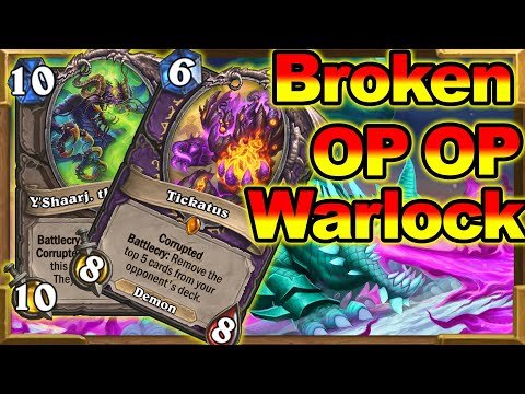 Tickatus NERF NOW! This IS BEYOND BROKEN! Control Warlock Corrupt Y'Shaarj | Darkmoon | Hearthstone
