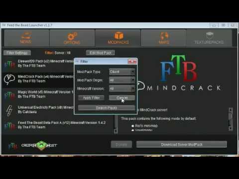 How to add Mystcraft to the Feed the Beast Mindcrack Mod pack