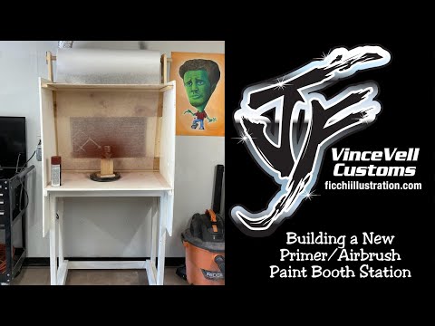 Building a New Primer Airbrush Paint Booth Station