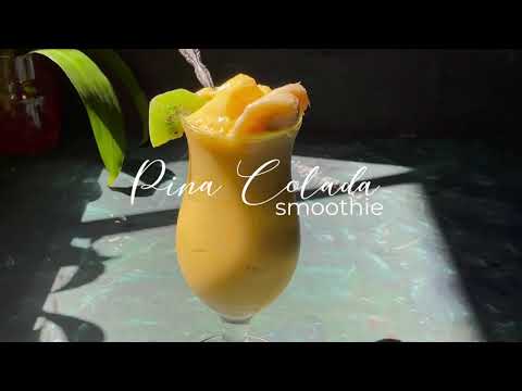 How to make 2 ingredient Pina Colada Smoothie