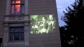 preview picture of video 'A wall is a screen #chernivtsi'