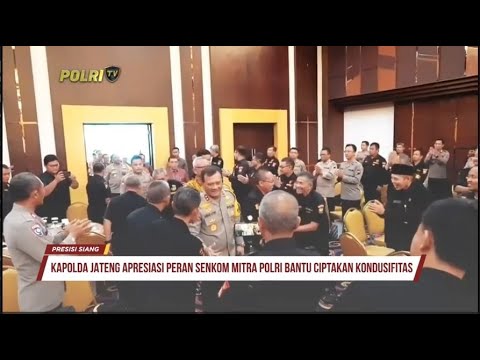 SENKOM MITRA POLRI APRESIASI KAPOLDA JATENG DAN SIAP BANTU JAGA KAMTIBMAS