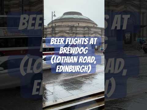 Visitando a BREWDOG Lothian Road para um pequeno voo antes do nosso show. #cerveja #shorts #voo 🍺