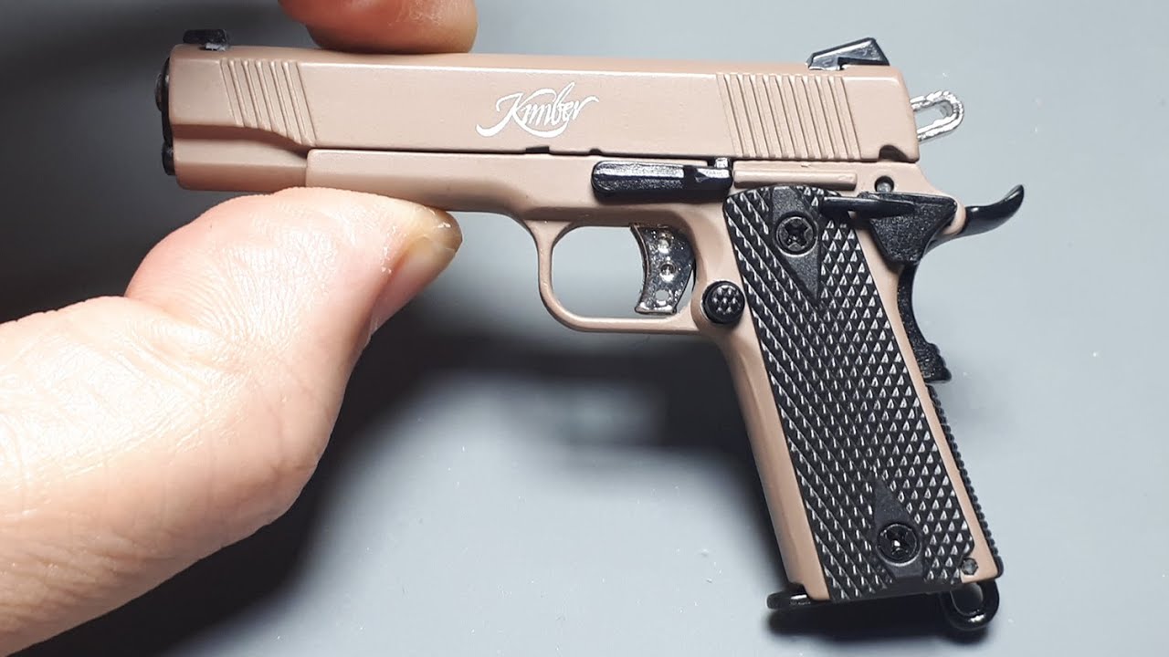 1/3 Kimber 1911 by Yingtu mini metal alloy keychain model toy gun miniature pistol 1:3 moving parts