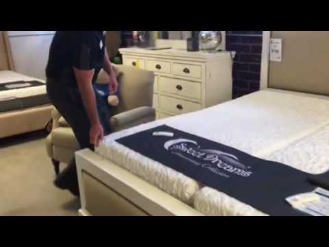 Part of a video titled How To Keep XL Twin Mattresses From Separating (Split ... - YouTube