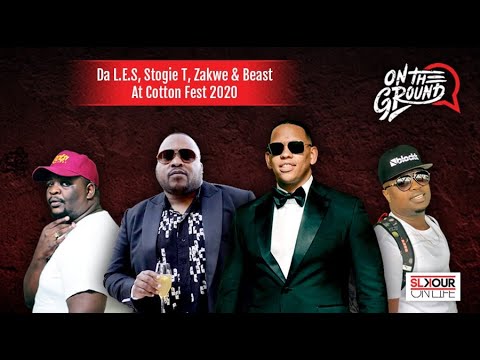 Slikour Interviews Da LES, Stogie T, Beast & Zakwe At 'Cotton Fest 2020'