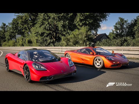 Forza Motorsport Drag Race: GMA T.50 vs McLaren F1