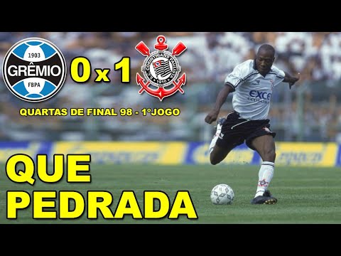 Grêmio 0 x 1 Corinthians Quartas de Final Campeonato Brasileiro 1998 1ºJogo Completo