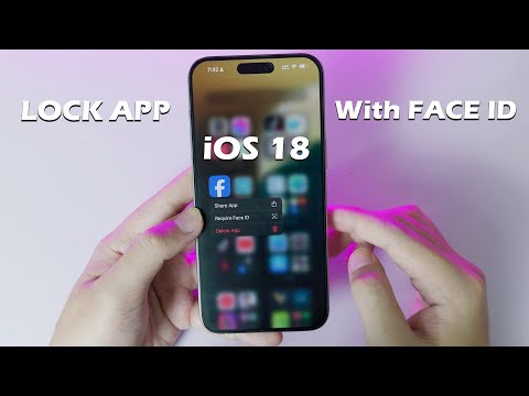 How to Lock Any Apps & Games FACE ID on iOS 18 (EASY)