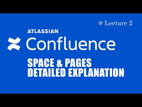 Atlassian Confluence | Space & Pages in detail | Tutorial #2