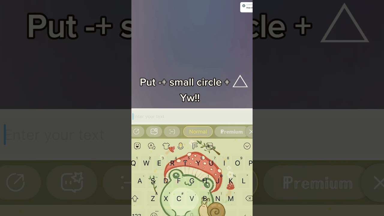 How to make the therian symbol!-⃝⃤#anitzoo #therian #nature #viral #therianpride