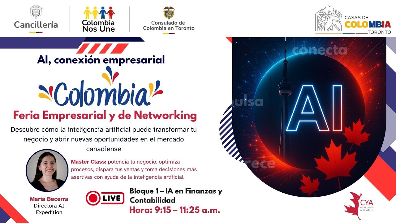 IA en Finanzas y Contabilidad: Taller práctico y networking para profesionales en Toronto