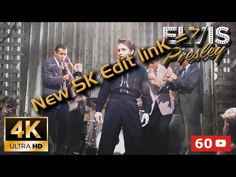Elvis Presley 4K AI Colorized / Restored - Dixieland Rock 1958