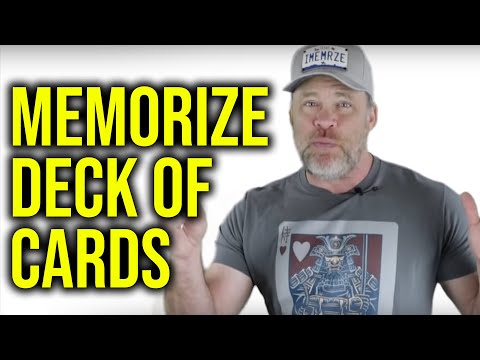 How to Memorize a Deck of Cards (Fastest Way taught by Memory Champion)