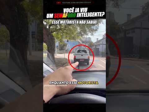 Você já viu um SEMÁFORO INTELIGENTE? #shorts #dicas #carros