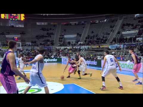 ABA Liga 2014/15, Round 19 highlights: Zadar - Mega Leks (26.1.2015)