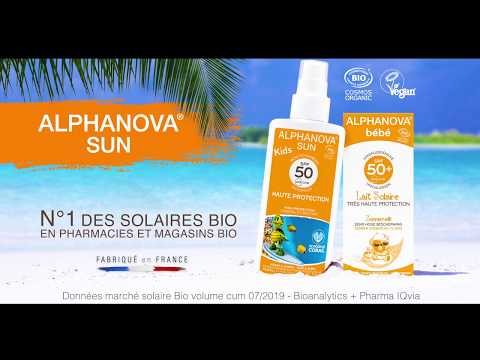 Alphanova Sun Bio Spf50 Spray Kids Fl/125ml Recyclé Des Océans