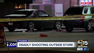 One person killed in shooting outside of Phoenix convenience store