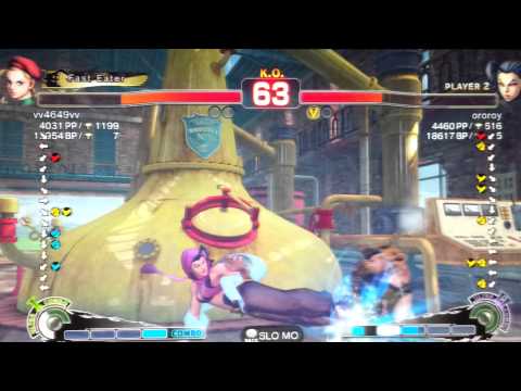 SSF4 AE    vv4649vv Cammy VS OROROY ROSE