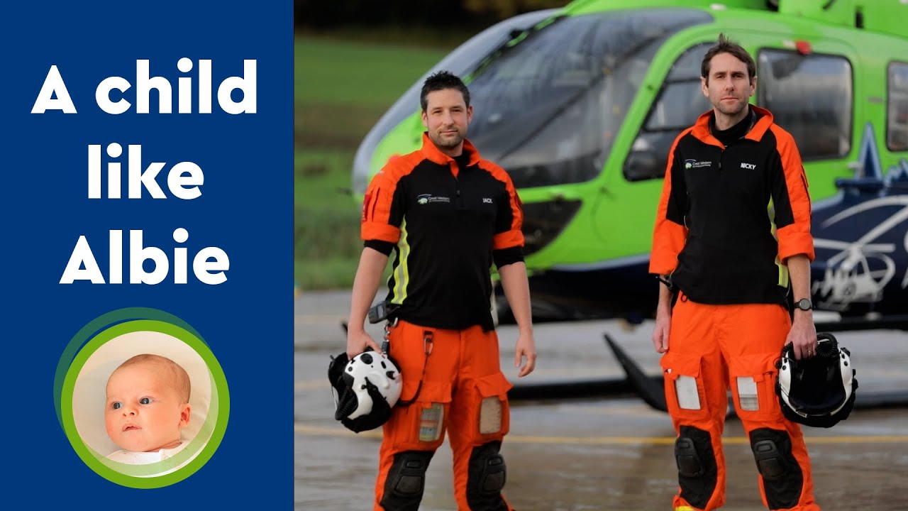 We are called to a child in need of urgent care almost every day - a child like Albie