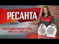 Обогреватель РЕСАНТА ТВС-1 белый - Видео