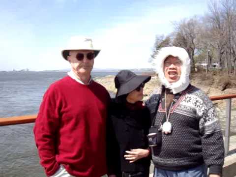 TRAN QUANG HAI sings "the ode to joy" in Island of Orleans, Canada