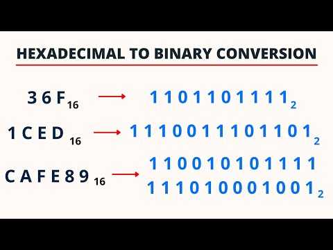 Hexadecimal to Binary Conversion | PingPoint