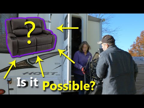 Can you Upgrade your Truck Camper Recliner?  | RecPro Charles Loveseat in Host Cascade TC | E69