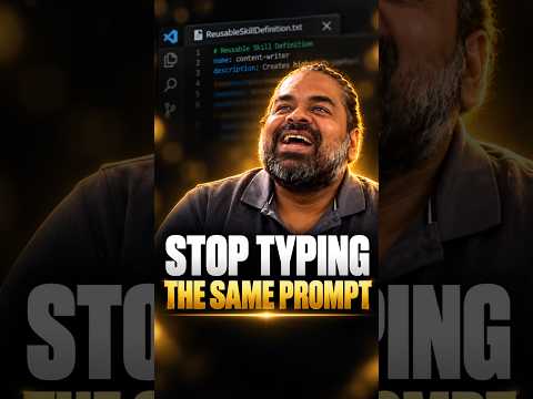 Stop Typing the Same Prompt Every Day (The 4-Pillar Fix)