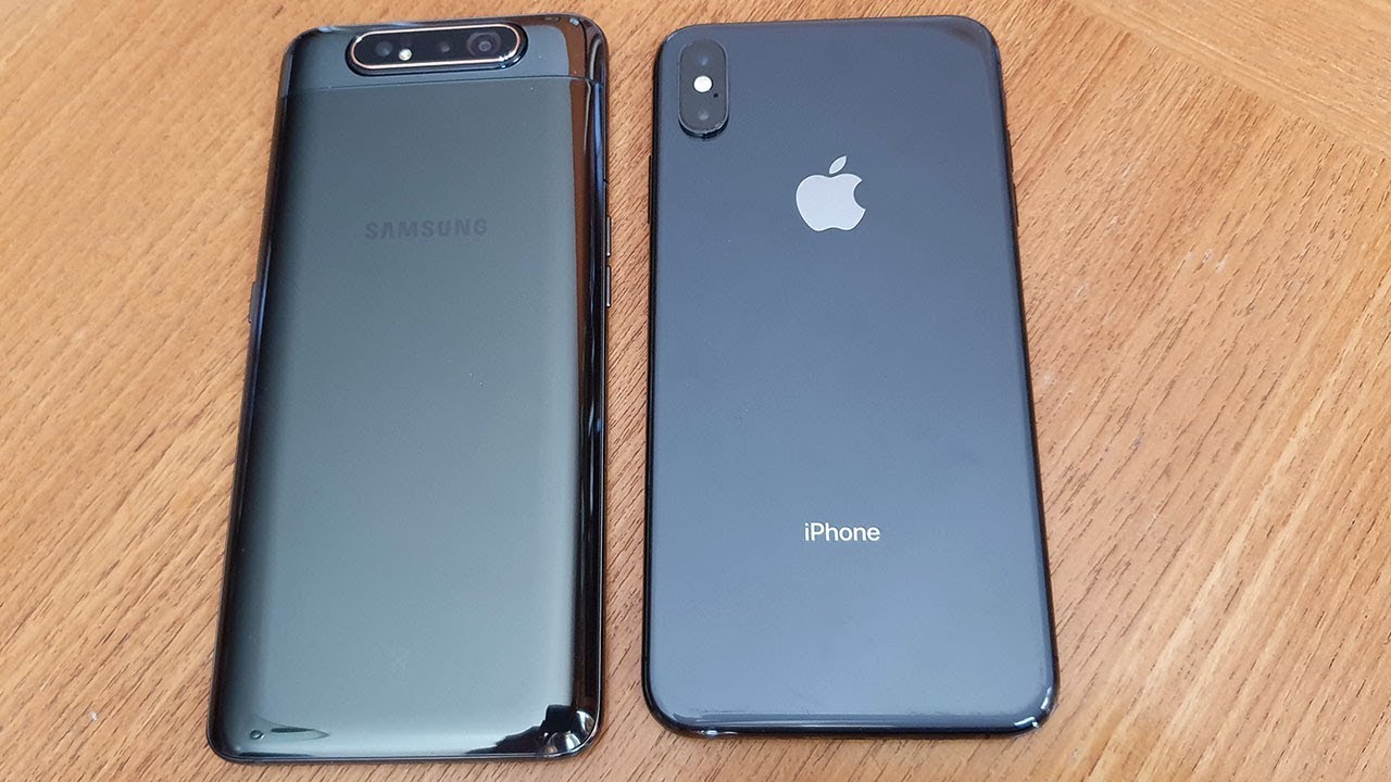 Galaxy A80 vs Iphone XS Max PUBG Comparison - Fliptroniks.com
