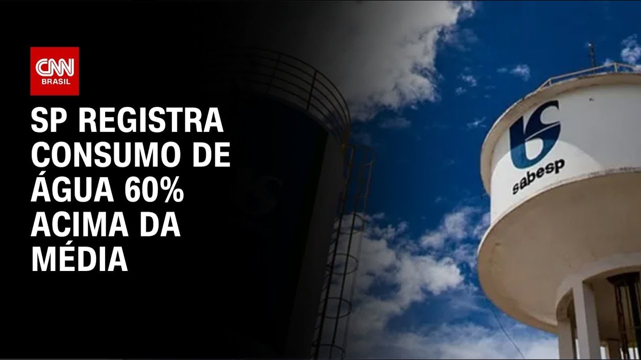 Sabesp pede uso consciente de água após onda de calor em SP | CNN 360º