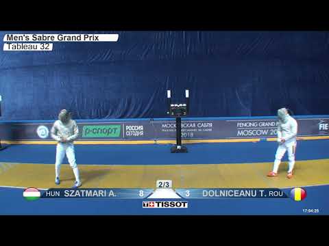 FE 2018 162 T32 08 M S Individual Moscow RUS GP YELLOW DOLNICEANU ROU vs SZATMARI HUN