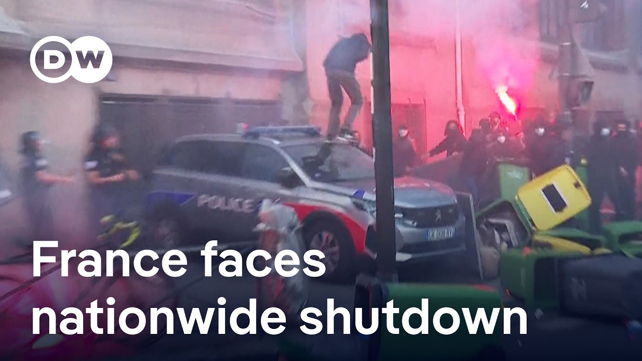 Nationwide protests begin in France as new PM Lecornu takes office | DW News
