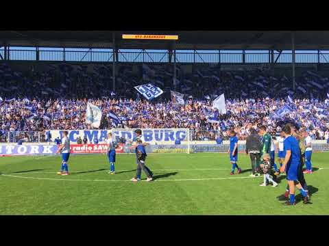 Stimmung nach dem Spiel 1. FC Magdeburg gegen Karlsruher SC 2:0 (0:0)