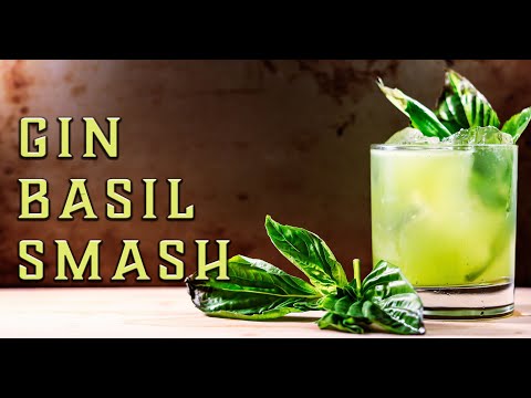 Gin Basil Smash - Booze On The Rocks
