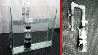 DIY Aquarium mini filter using aerator