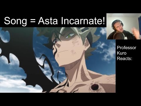 ASTA RAP! REACTION ft. Sailorurlove (Black Clover) - Connor Quest!
